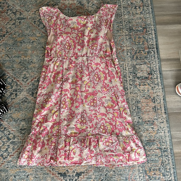 old navy pink and cream dress - Picture 4 of 4